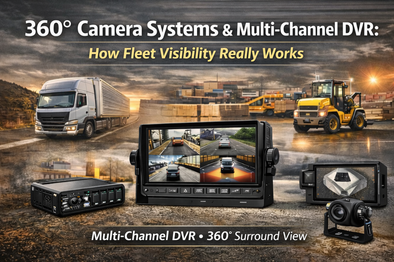 360° Camera Systems & Multi-Channel DVR: How Fleet Visibility Really Works