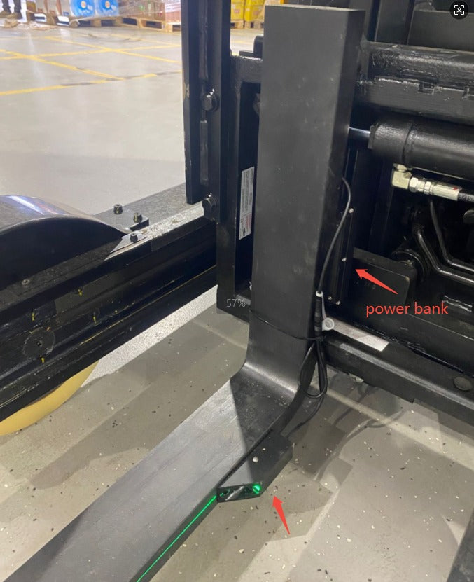 SS 304 Fork Camera  Laser positioning