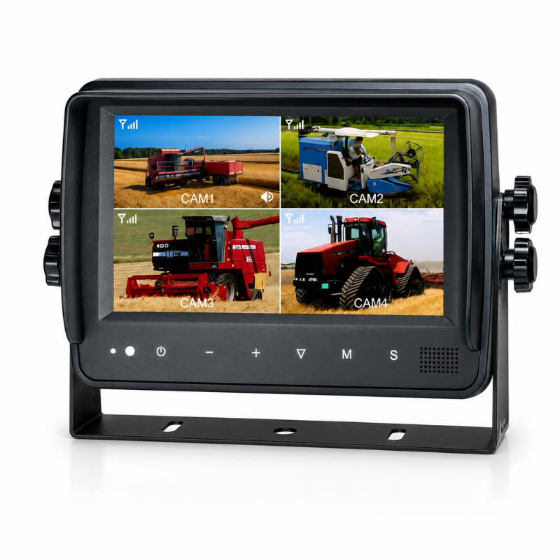 7 inch HD 2.4GHz Wireless Quad-View Monitor - Waterproof IP66, No Recording (IXU700125QC)
